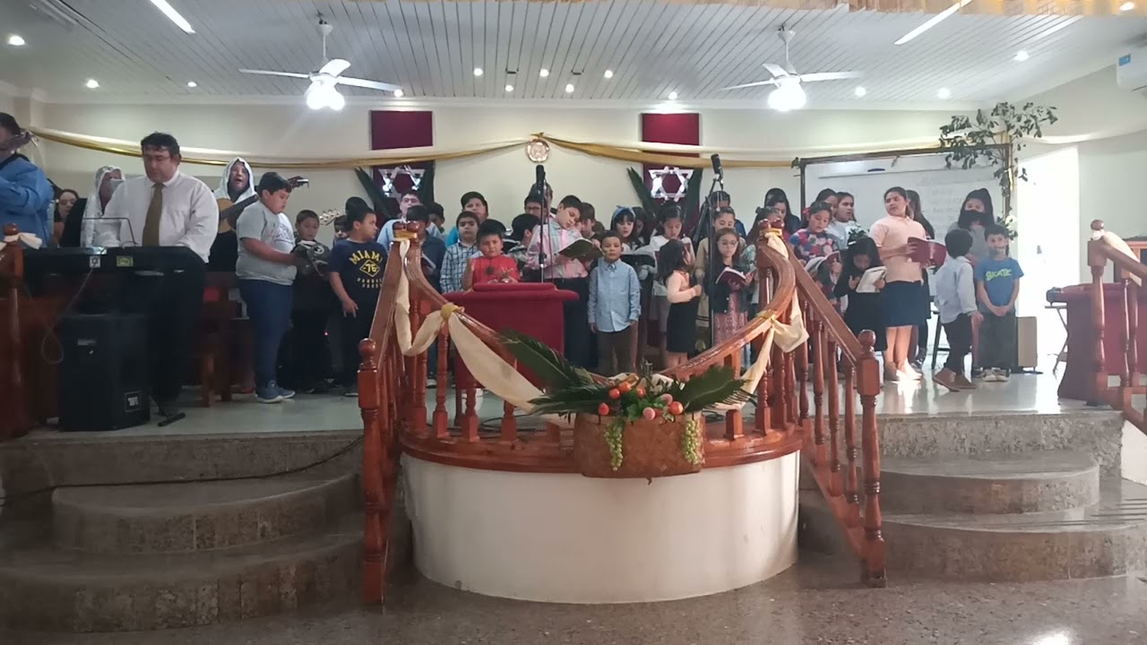 HIMNO HEBREO! NUESTRAS ESPERANZA NO ESTARÁ PERDIDA! LOS NIÑOS CON EL HERMANO EDUARDO JARA