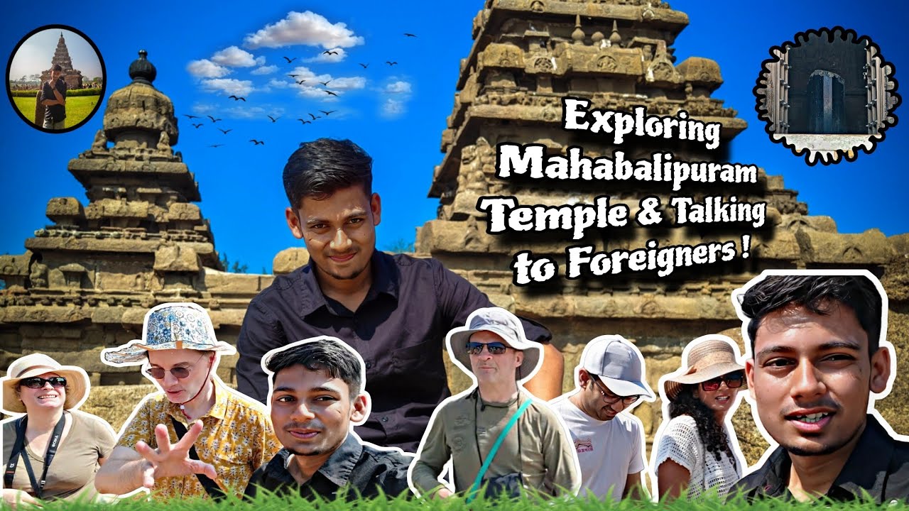 First Time at Mahabalipuram Temple 🛕| Foreigners Reaction 😱...