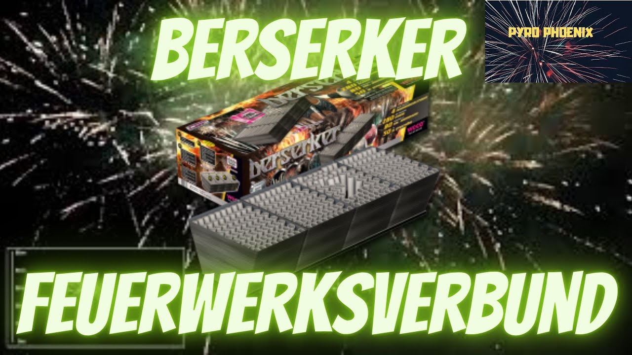 Berserker XXL Verbund von Weco (Neuheit 2020)! Extrem großer Verbund|Pyro Phoenix