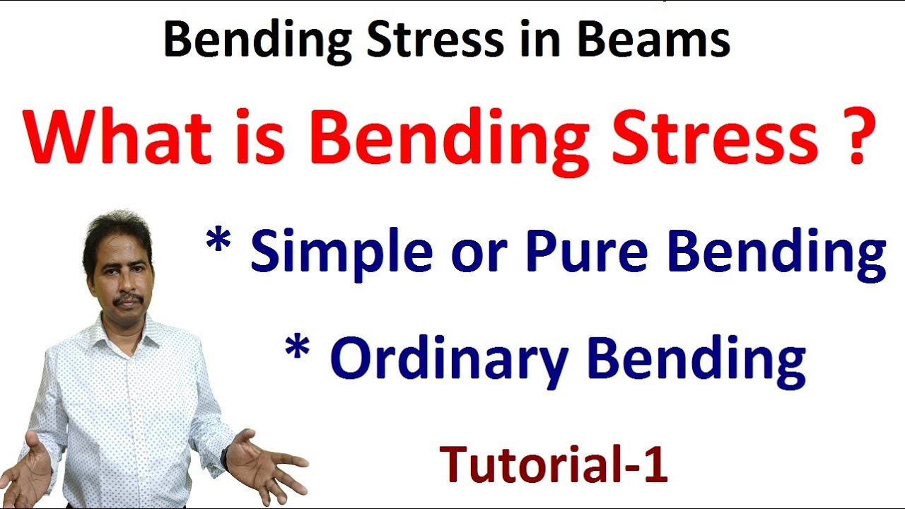 Bending Stress in Beams  | What is Bending stress? | Pure Bending & Ordinary Bending | SOM