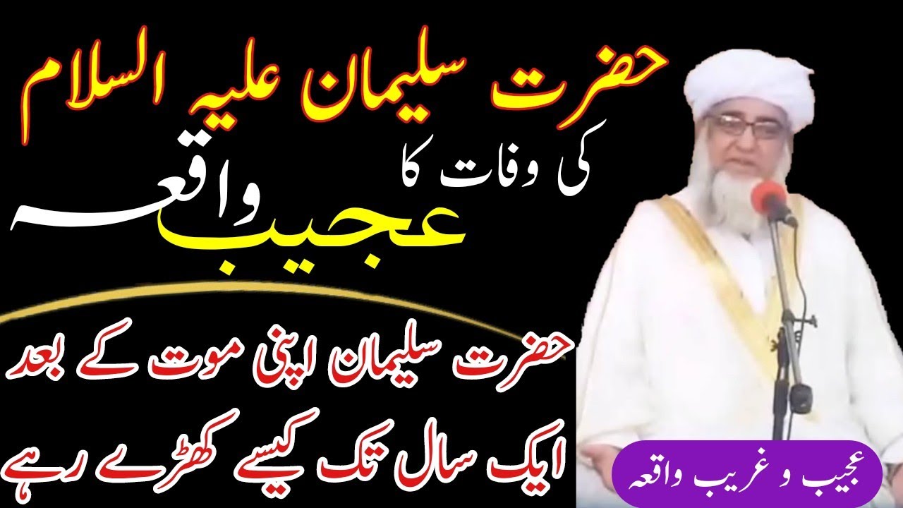 Hazrat Suleman alaihissalam ki wafat ka waqia | حضرت سلیمان علیہ السلام کی وفات کیسے ہوئی