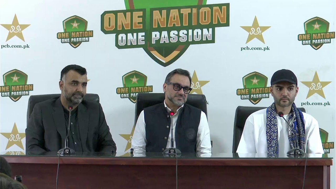 CEO PSL Salman Naseer Press Conference at Gaddafi Stadium, Lahore