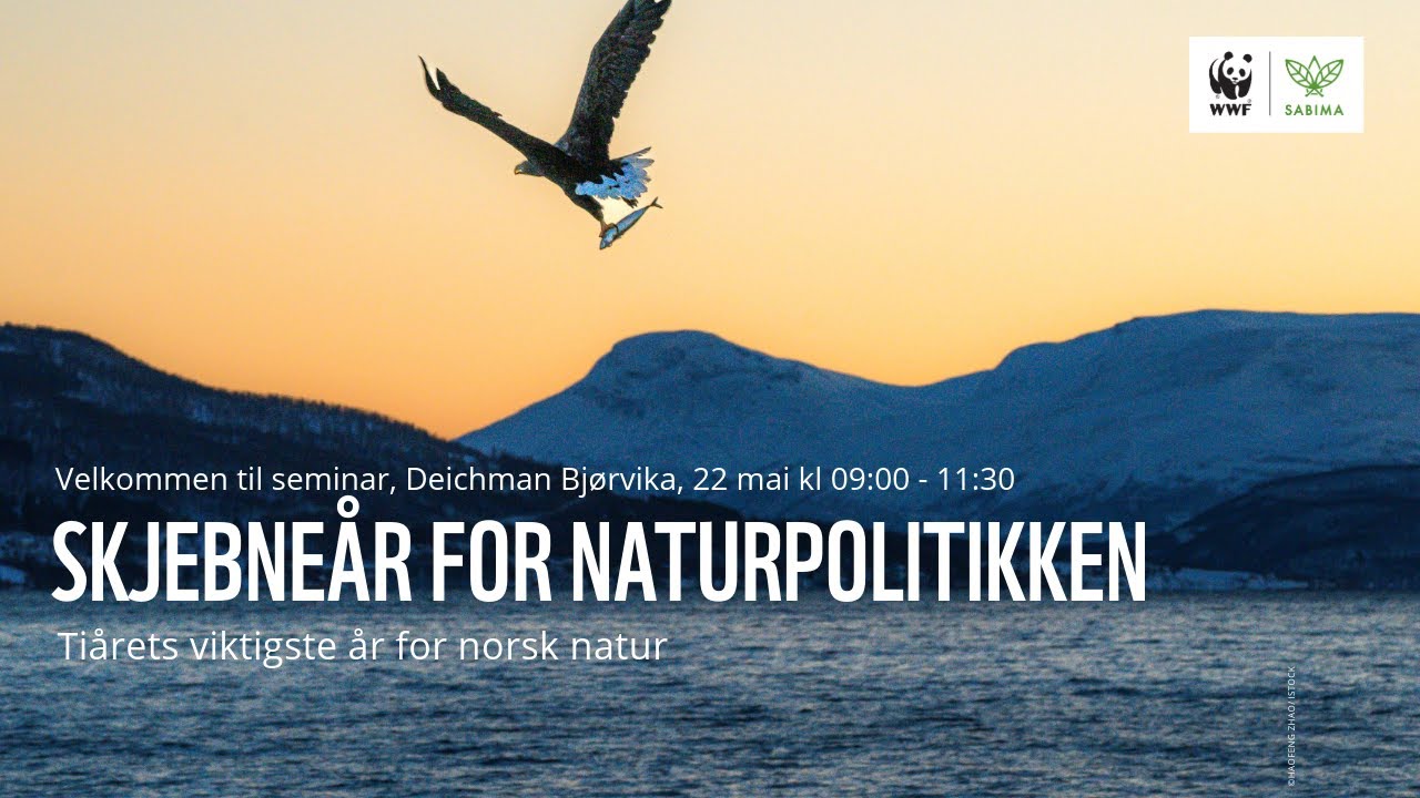 Seminar: Skjebneår for naturpolitikken