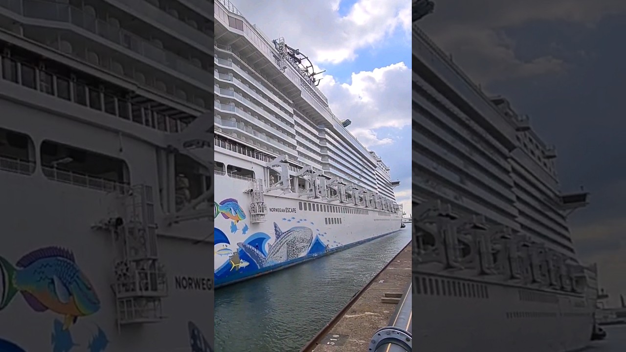 Dry Docking a Cruise Ship From the Norwegian Cruise Line - NCL