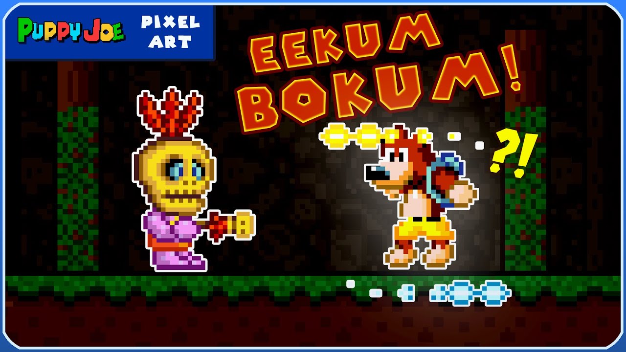 Mumbo Jumbo in Super Mario World  - Banjo Kazooie Pixel Art