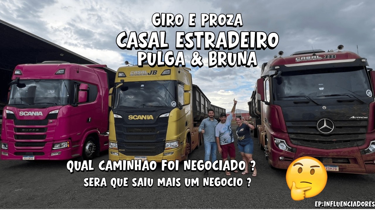 CASAL ESTRADEIRO-SERA QUE SAIU A 4* NEGOCIAÇÃO?!GIRO E PROZA-SCANIA 560S #scania #super  #overdrive