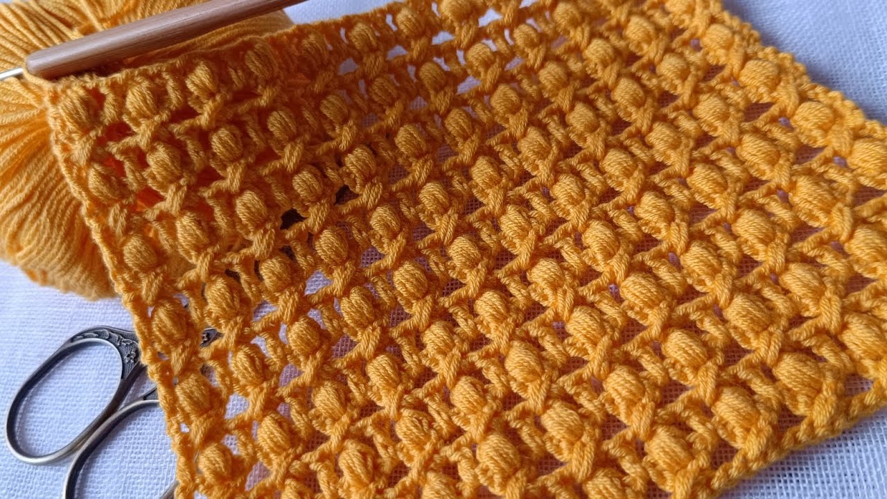 Crochet Pattern As If Adorned With Precious Gems. All For You!