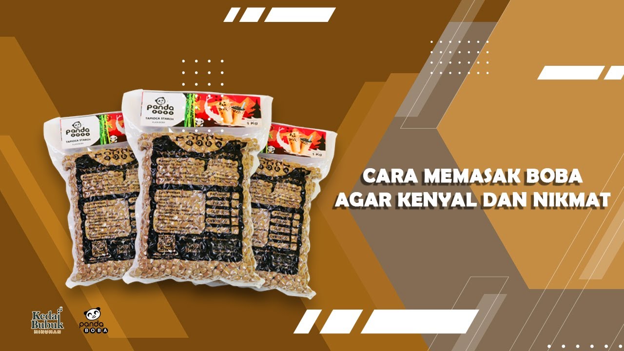 Cara Pembuatan Boba Agar kenyal dan Nikmat