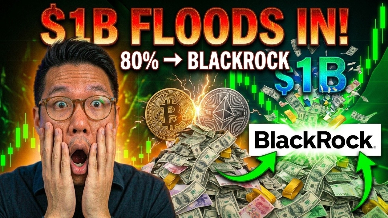 The $1B Crypto ETF Surge Just Revealed BlackRock&rsquo;s BIG Plan