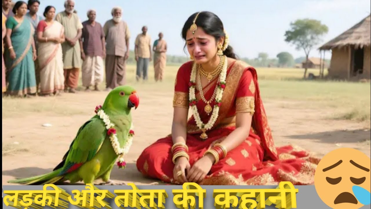 तोता और लड़की की कहानी#viralvideo#youtubevideo 