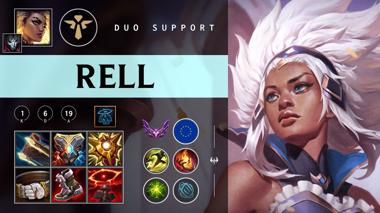 Rell Support vs Rakan - EUW Master Patch 26.03