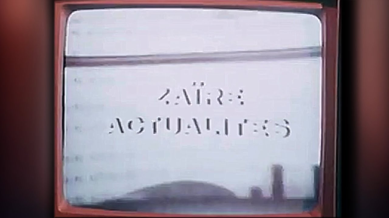 [1970s] T&eacute;l&eacute; Za&iuml;re - G&eacute;n&eacute;rique du Za&iuml;re Actualit&eacute;s et propagande Mobutu | News Intro & Mobutu Clip
