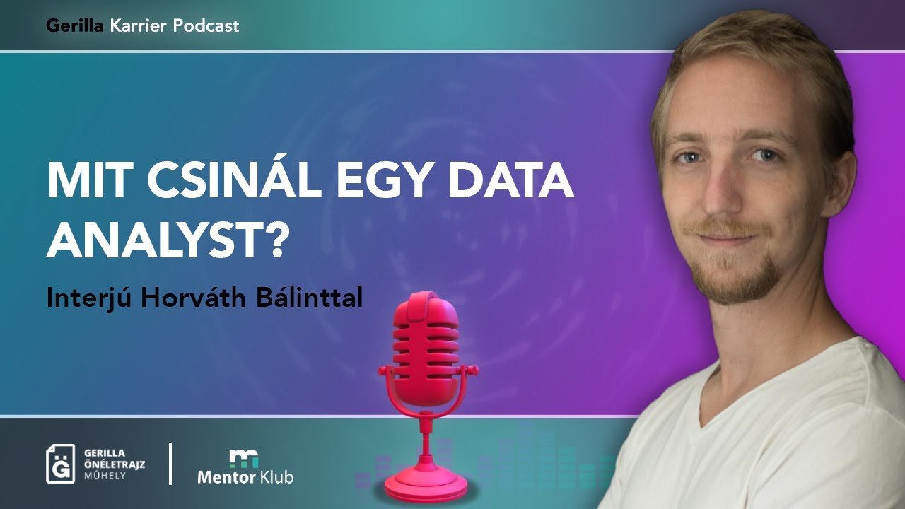 Mit csinál egy Data Analyst? - Interjú Horváth Bálinttal - Gerilla Karrier Podcast
