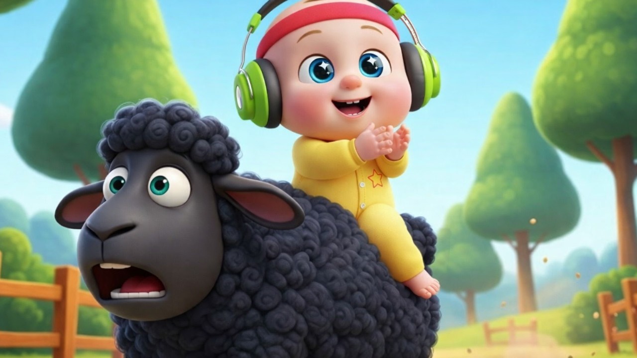 Baa Baa Black Sheep with Baby Boy +MORE @Tiny_Tunee 3D Cartoon Kids Song