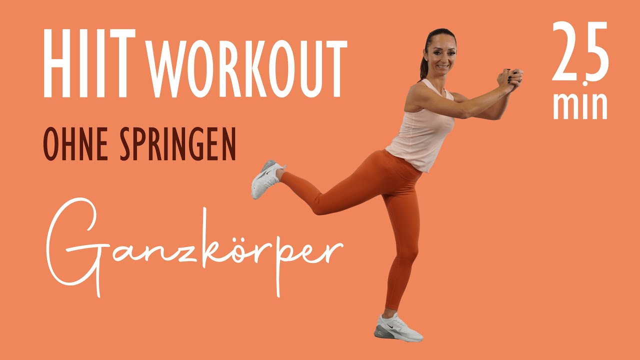 HIIT GANZKÖRPER WORKOUT OHNE SPRINGEN / Bring dich in TOP Shape | Katja Seifried