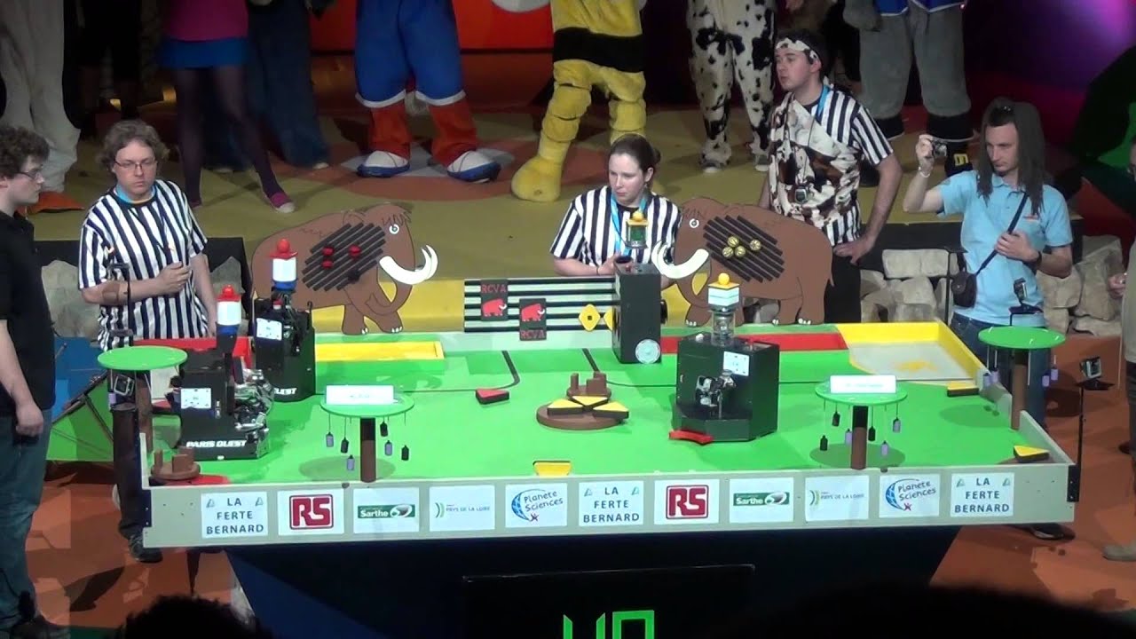 RCVA - Robotic System, Finale Coupe de France de Robotique 2014 manche 1