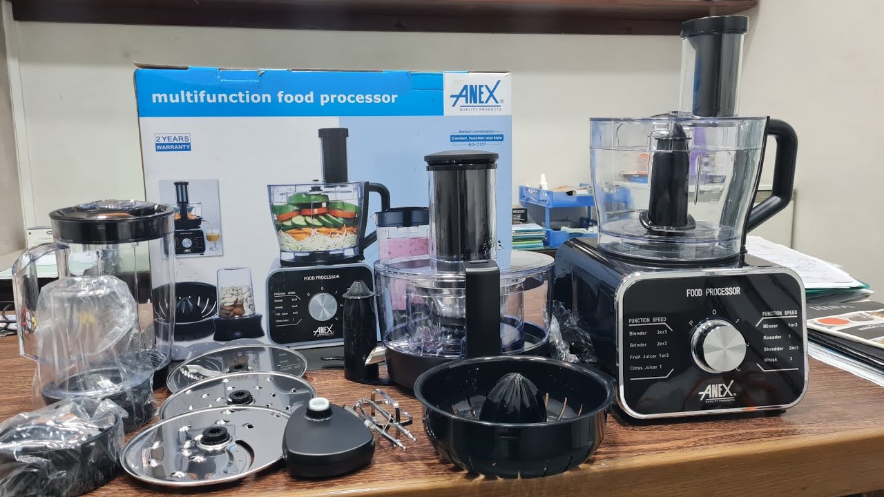 ANEX Food Processor Price in Pakistan | Unboxing & Review Model AG-3157 | Pakref.com