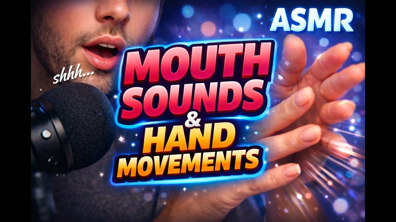 ASMR - Mouth Sounds and hand movements