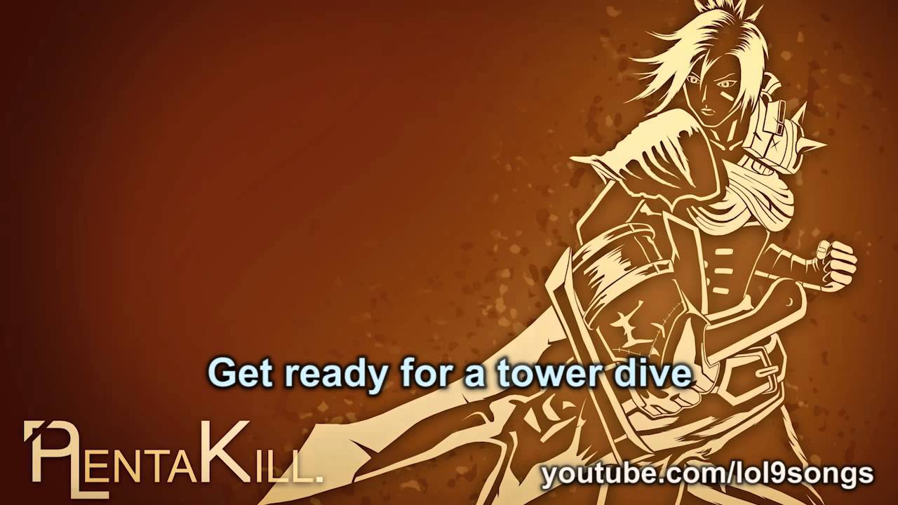 PlentaKill feat. Megan Dickinson - Tower Dive (Demi Lovato - Heart Attack LoL Parody) PLK