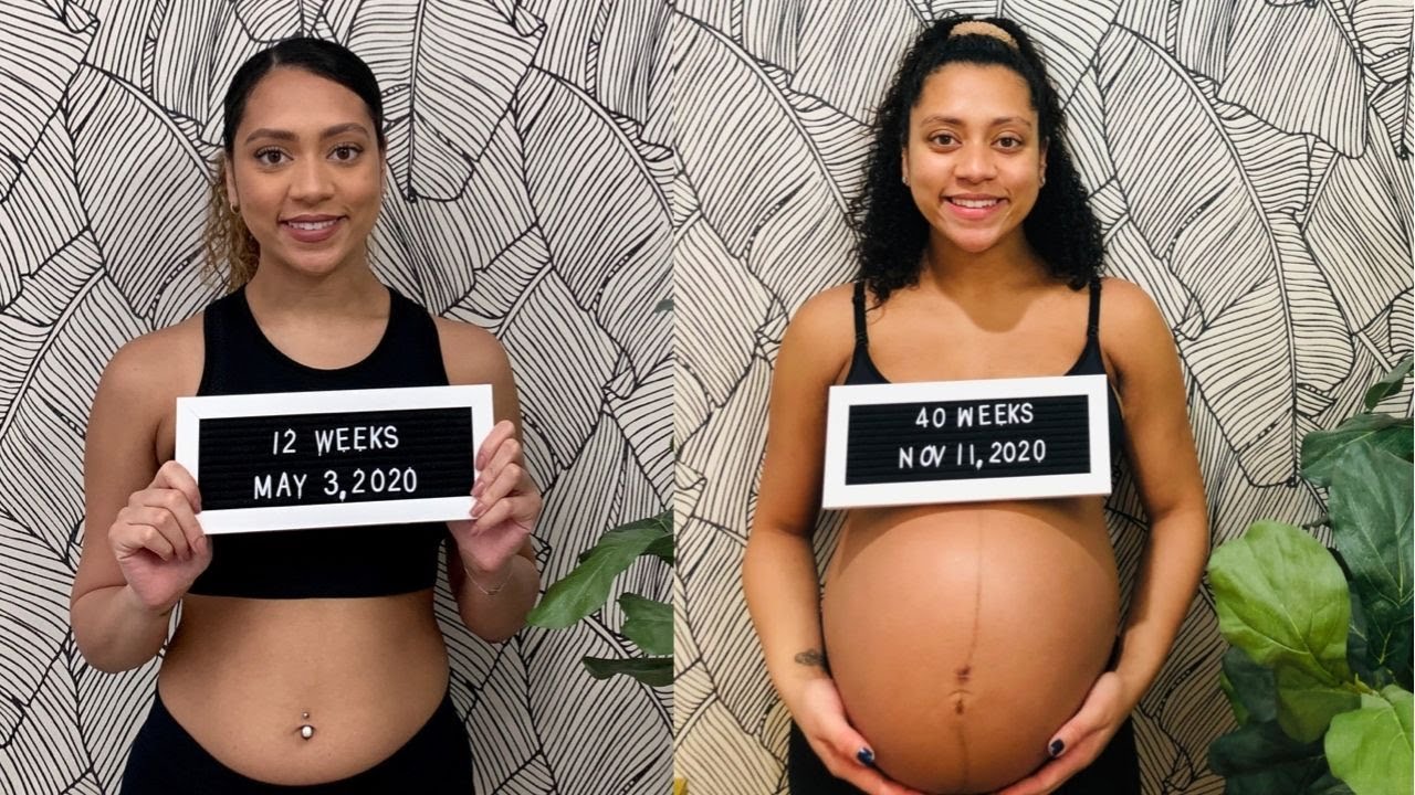 MY PREGNANCY TRANSFORMATION | WEEKS 8-40