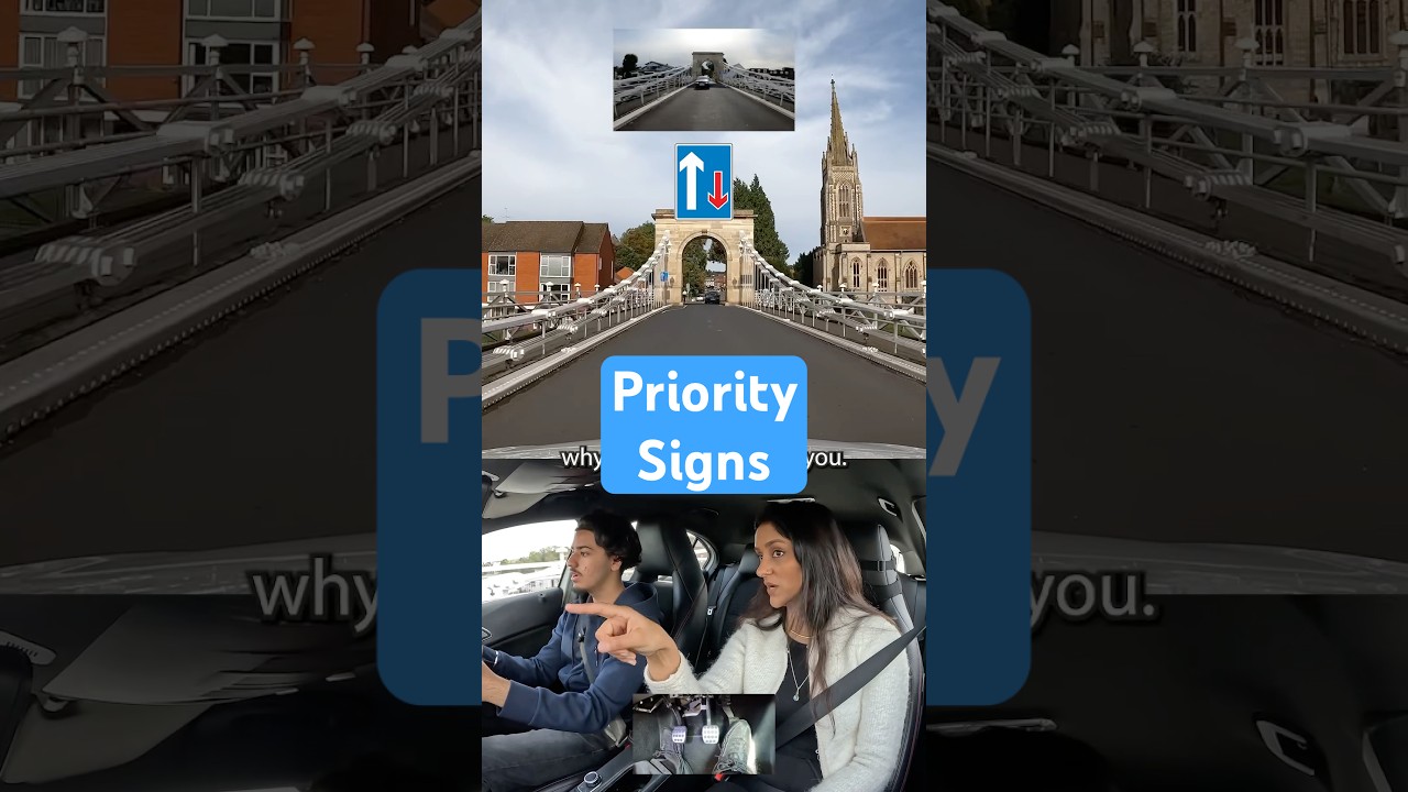 PRIORITY SIGNS #driving #lesson #learn #road #sign #car #theory #tips #family #teaching