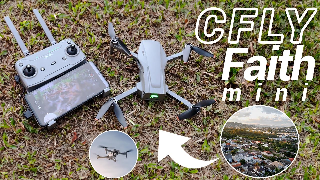 Drone CFLY Faith Mini - Baratinho, Gimbal 3 eixos, 3KM Distancia (Unboxing e Primeiro Voo)