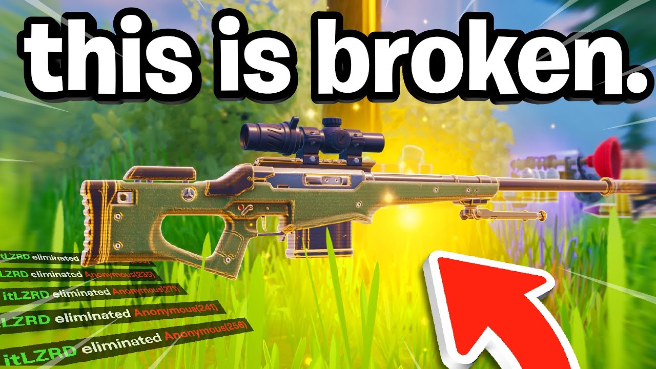 Самое имбалансное оружие в Fortnite на сегодняшний день...