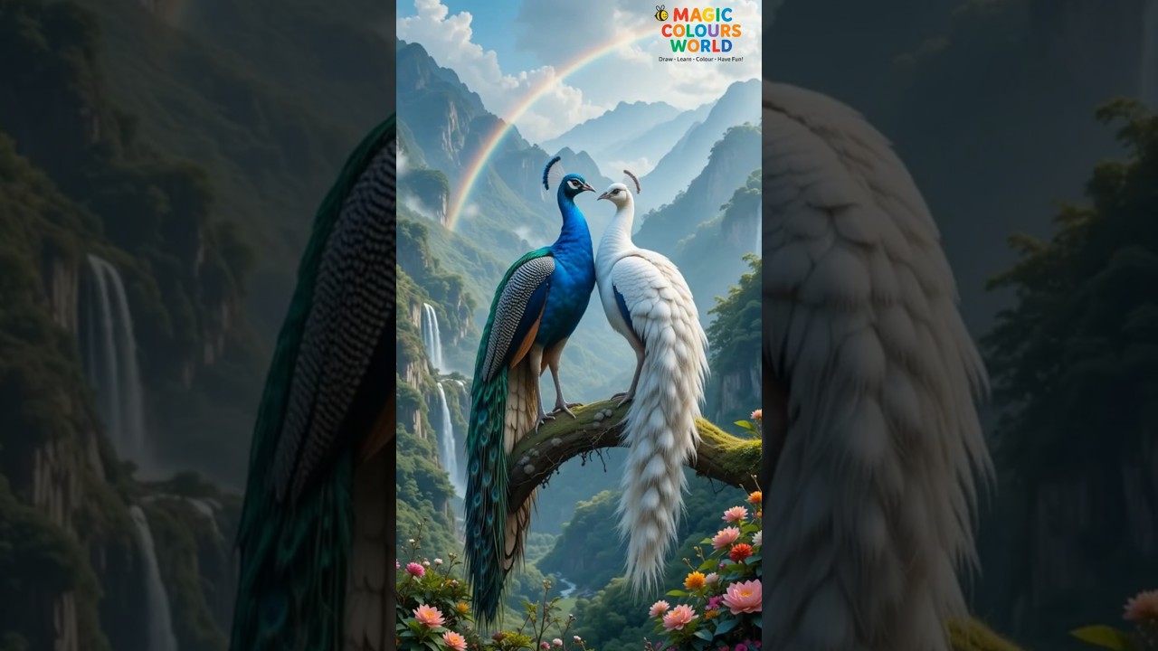 Bring a Peacock to Life on Paper | 3D Drawing Techniques