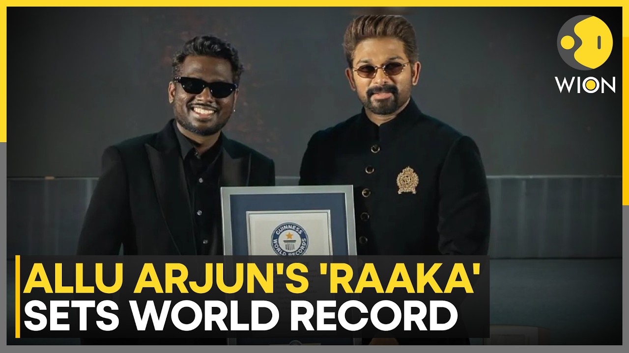 Allu Arjun&rsquo;s &lsquo;Raaka&rsquo; Enter Guinness Book Of World Records | WION News
