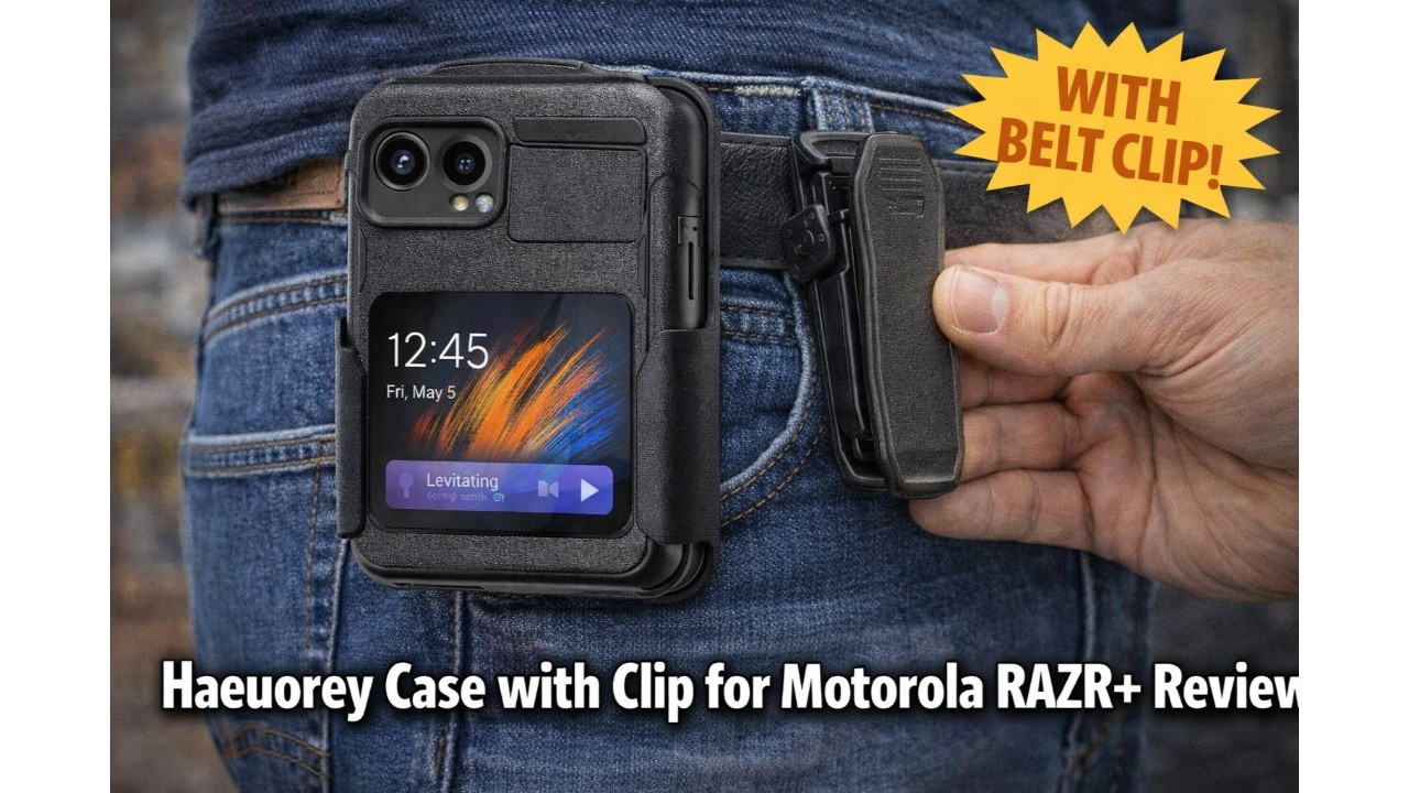 📱 Haeuorey Case with Clip for Motorola RAZR+ Review 🔒