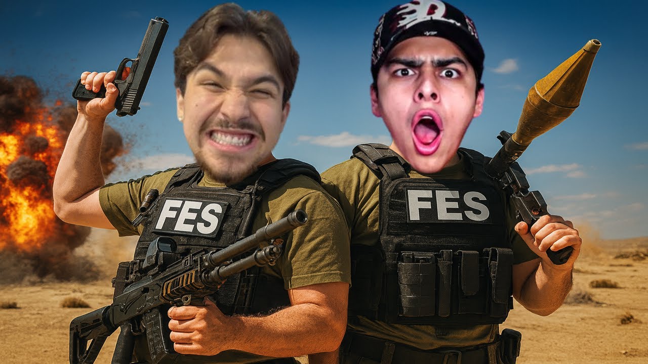DISPARANDO ARMAS de VIDEOJUEGOS en LA VIDA REAL con WILLITO🔥| LONCHE