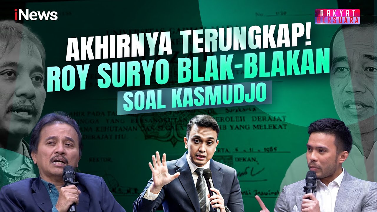 Roy Suryo Buka-bukaan Soal Kasmudjo dalam Status Skripsi Jokowi | Rakyat Bersuara | 20/05