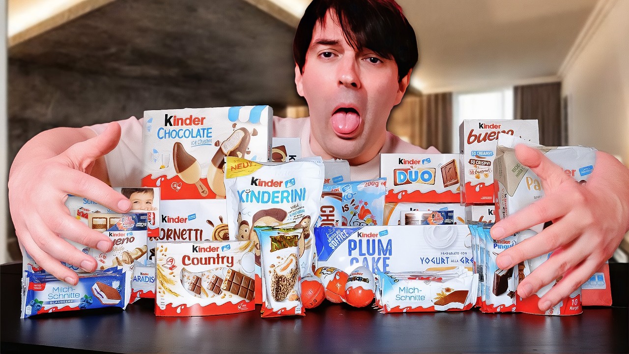 Macht DAS NICHT 🤮 Wir essen ALLE Kinder Produkte!