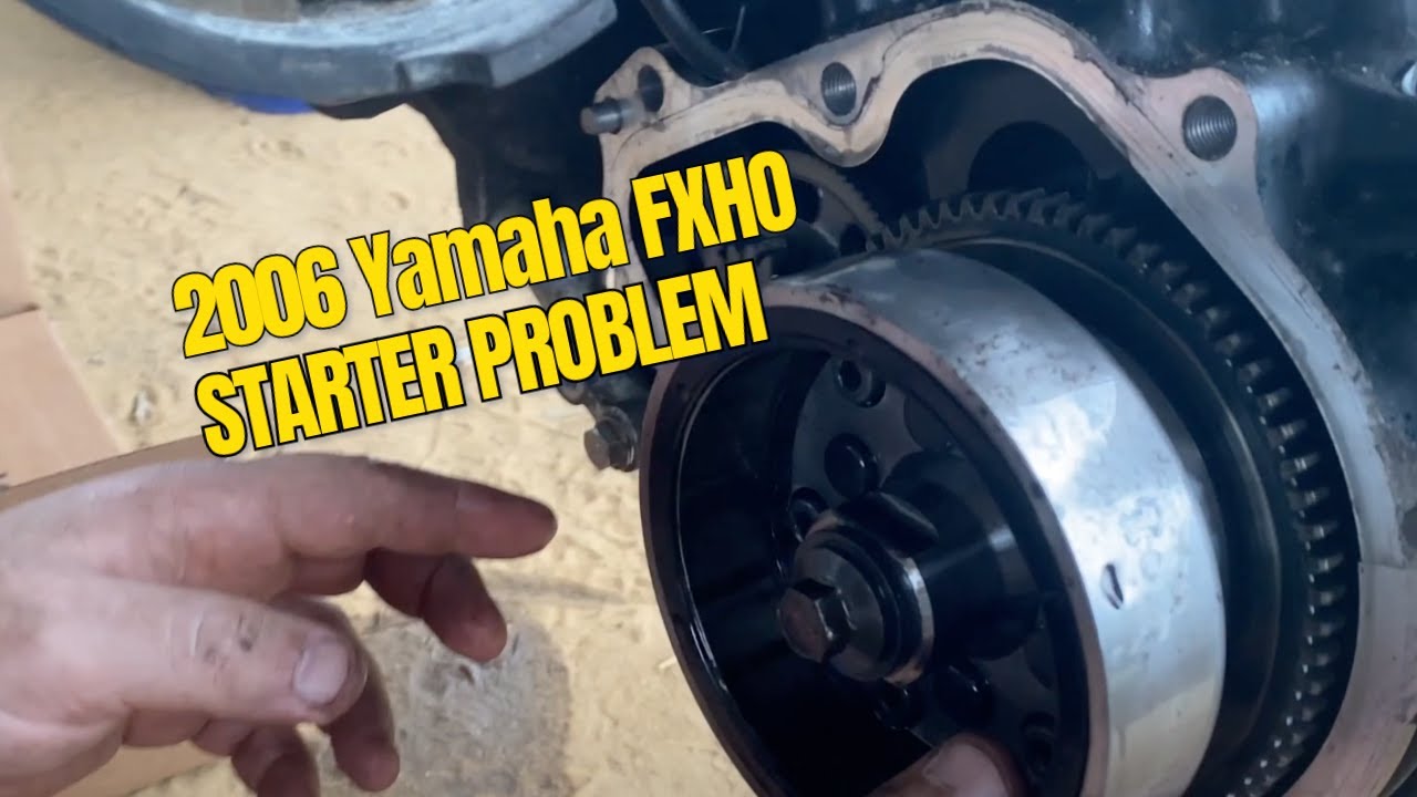 2006 Yamaha FXHO Waverunner Starter Problem | Symptoms & Teardown Repair