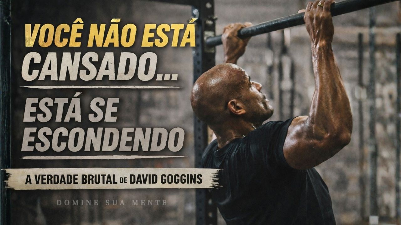 VOCÊ NÃO ESTÁ CANSADO… ESTÁ SE ESCONDENDO | A Verdade Brutal de David Goggins