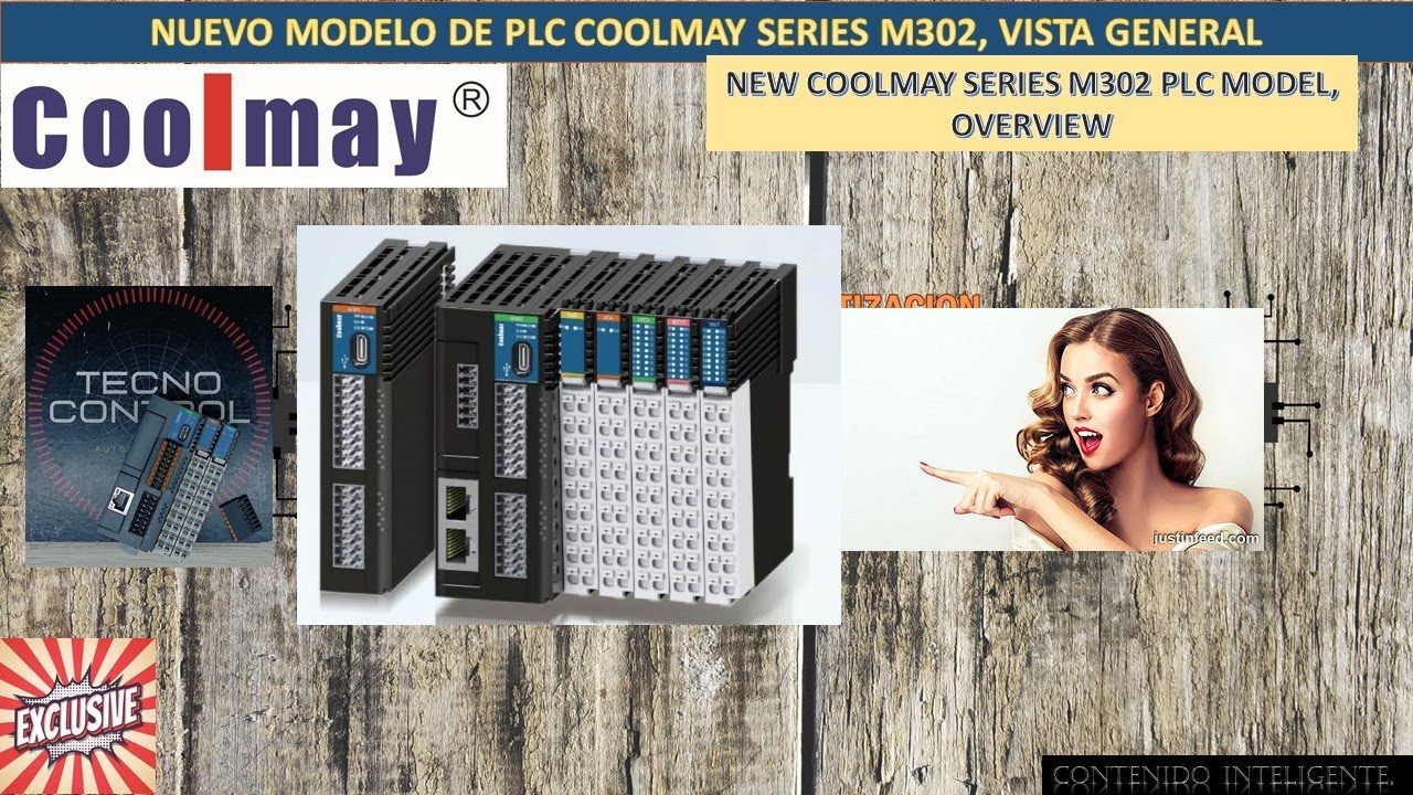 01-NUEVO MODELO DE PLC COOLMAY SERIES M302, VISTA GENERAL