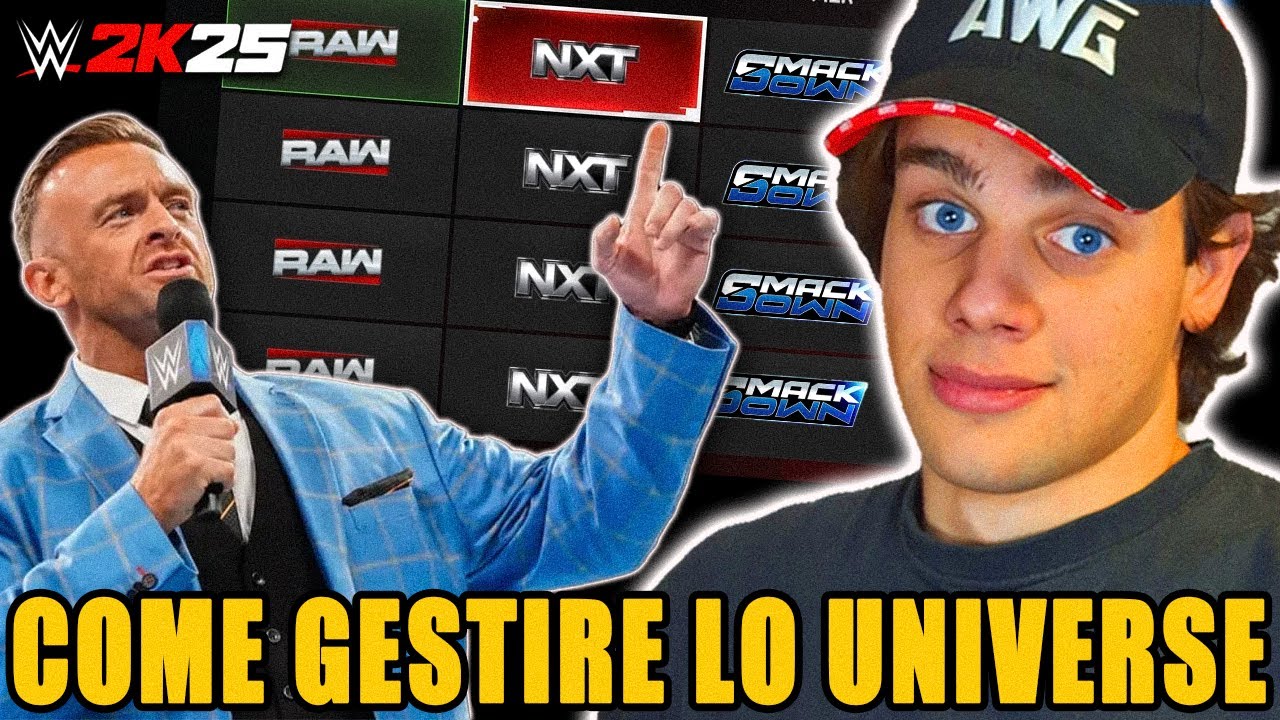 COME GESTIRE LA MODALITA' UNIVERSE SU WWE2K25, GUIDA ALLE IMPOSTAZIONI, SHOW e ROSTER [TUTORIAL]