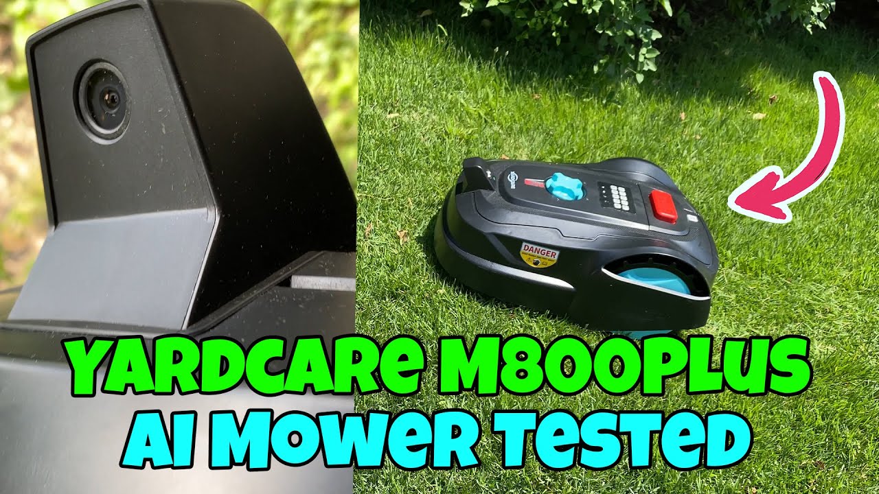 YARDCARE M800 Plus Review: AI Vision Robot Mower with Fast Setup 🟡  Gadgetify
