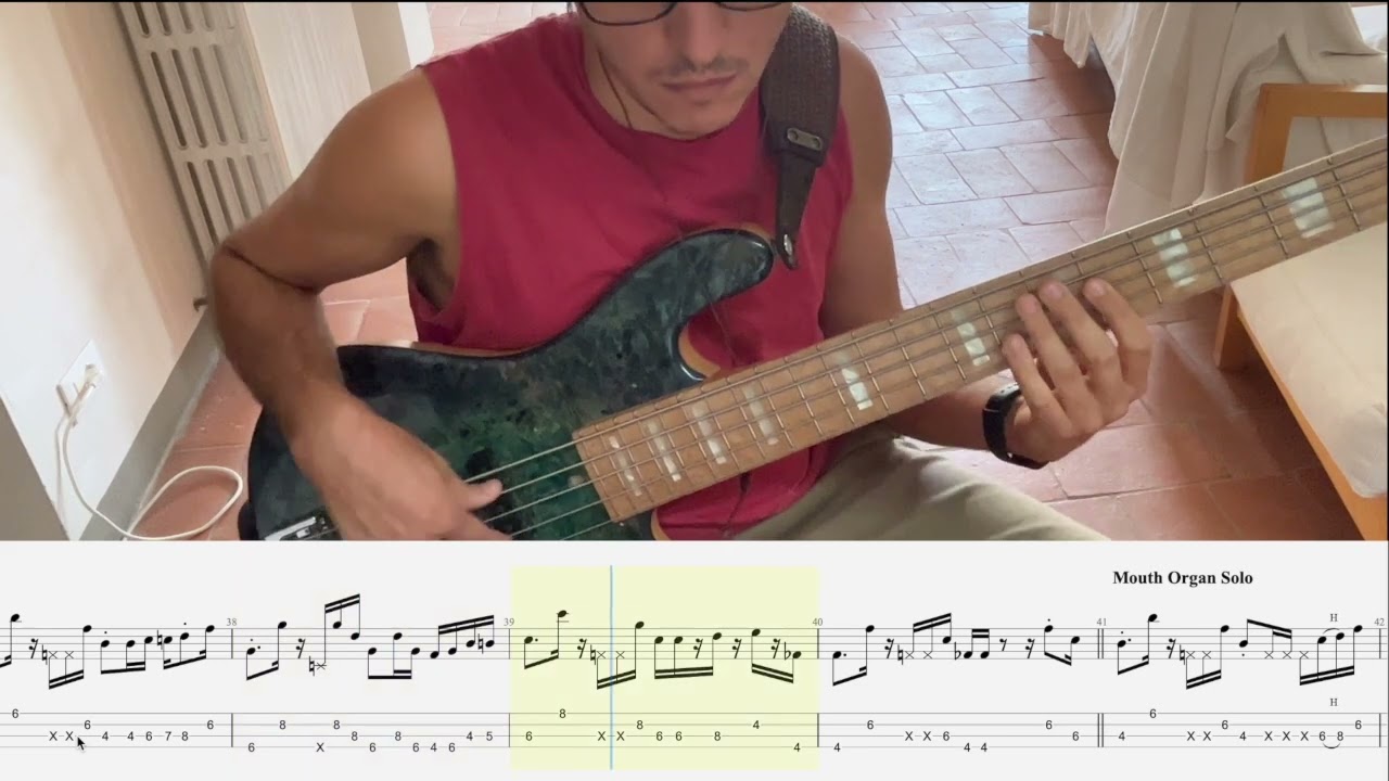 Vacation Eyes - Jonas Brothers BASS TAB SYNC