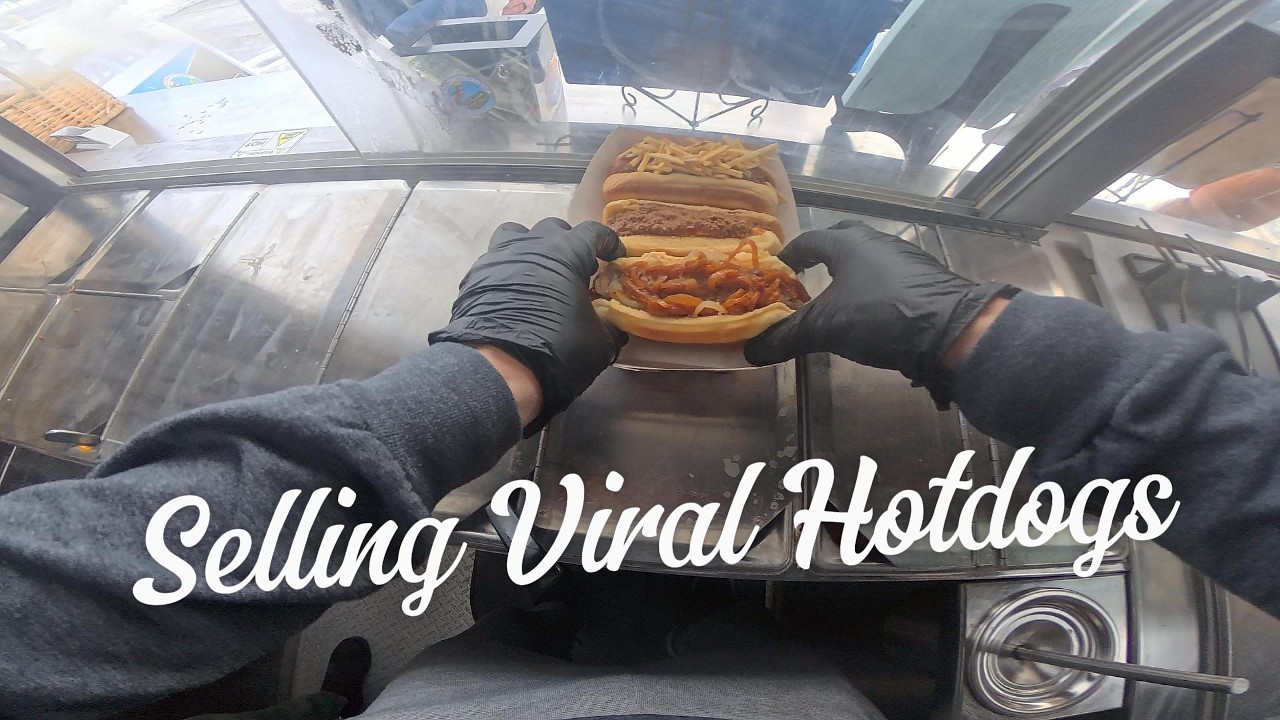 Hotdog Cart POV : You Sell Viral Hotdogs ALL DAY!