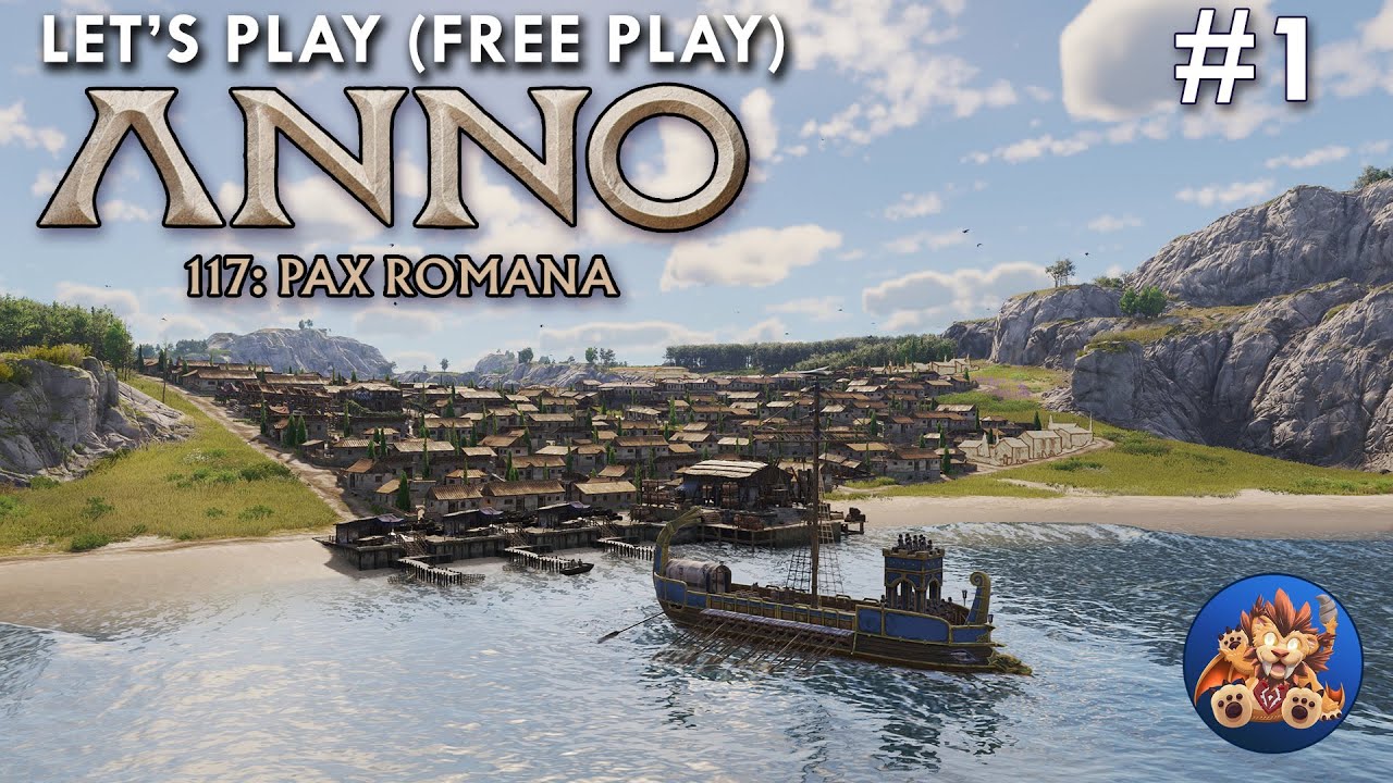Anno 117 Relaxed Free Play — Скромное начало на пути в Рим — LP EP1