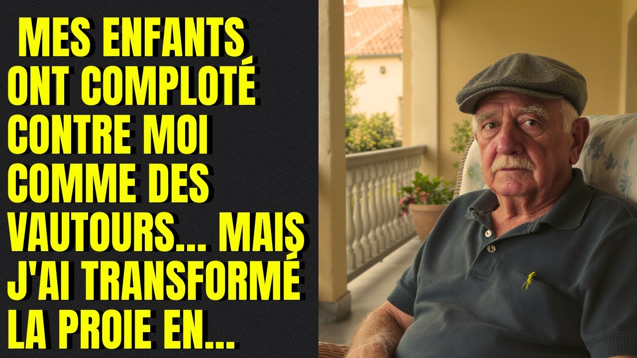 Mes enfants ont comploté contre moi comme des vautours… mais j'ai transformé la proie en...