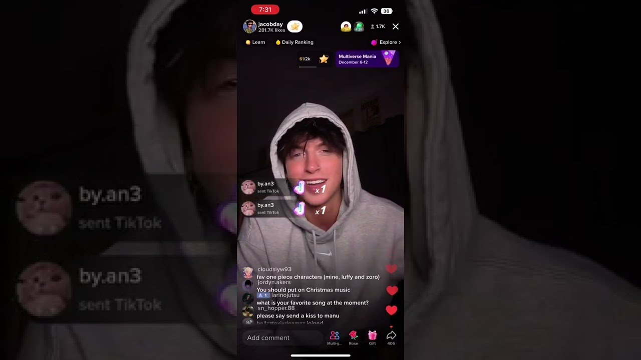 Jacob day live 2022 December ￼