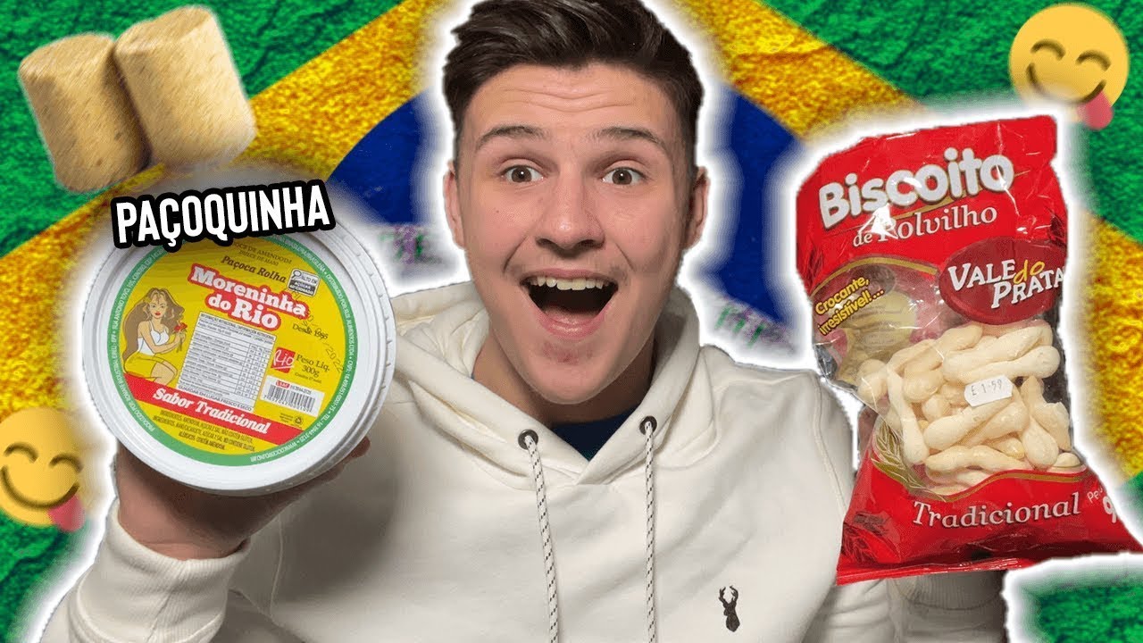 BRITISH GUY TRIES FAMOUS BRAZILIAN SNACKS