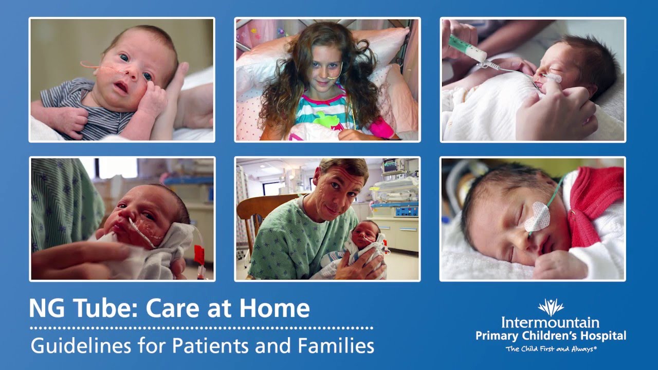 How to Care for an NG Tube at Home