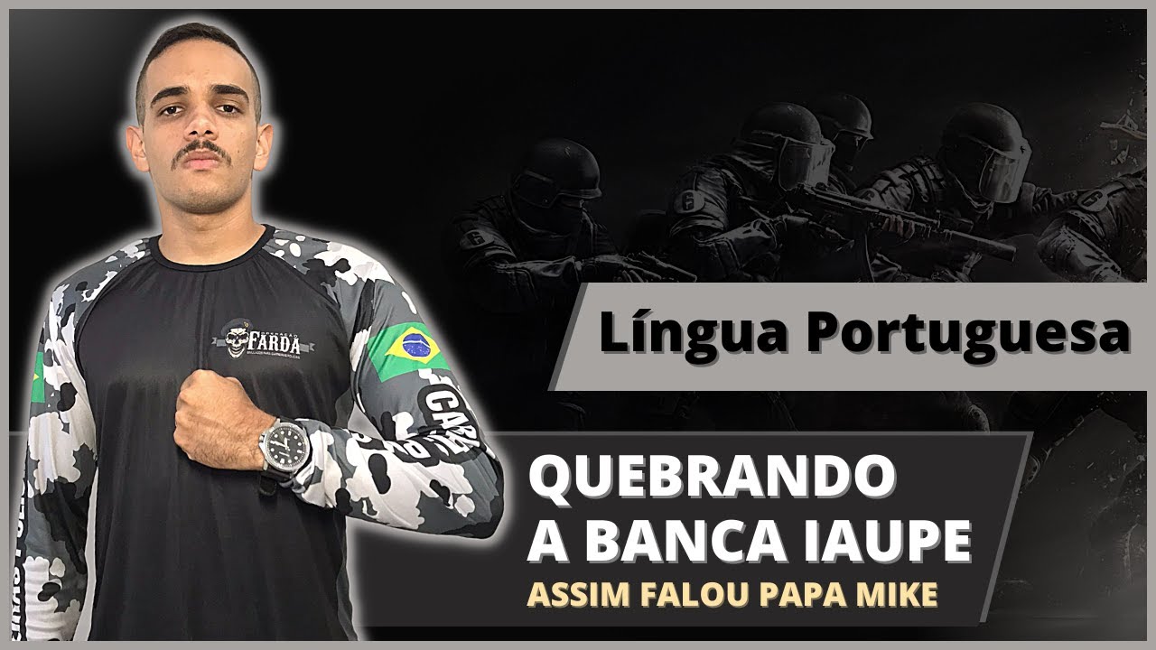 QUEBRANDO A BANCA IAUPE - LÍNGUA PORTUGUESA (AULA GRÁTIS)
