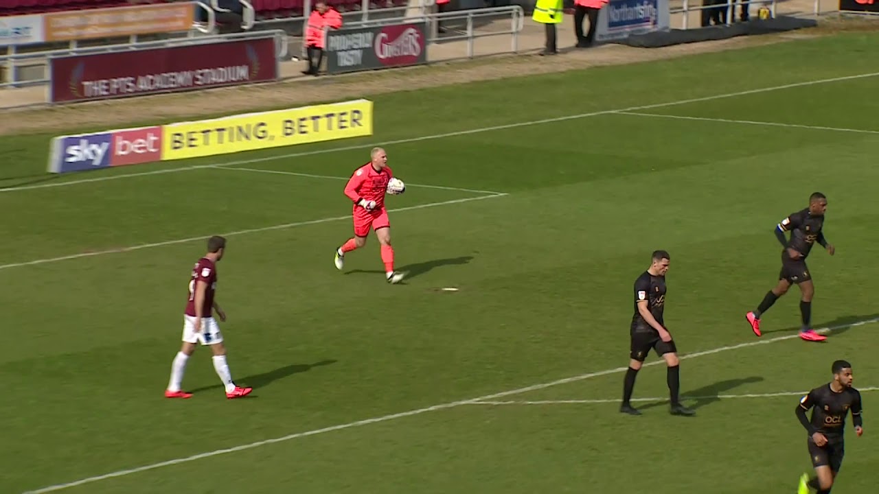 HIGHLIGHTS: Northampton Town 1 Mansfield Town 1