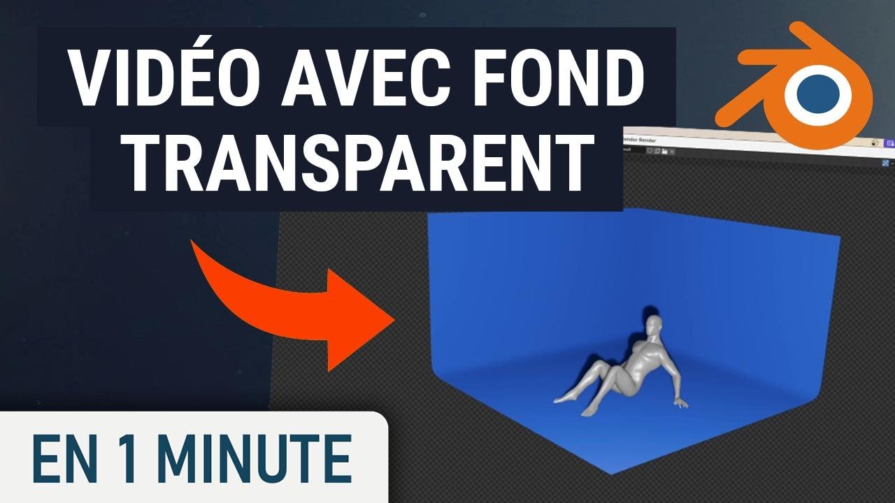 Exporter une vidéo avec un fond transparent sur Blender