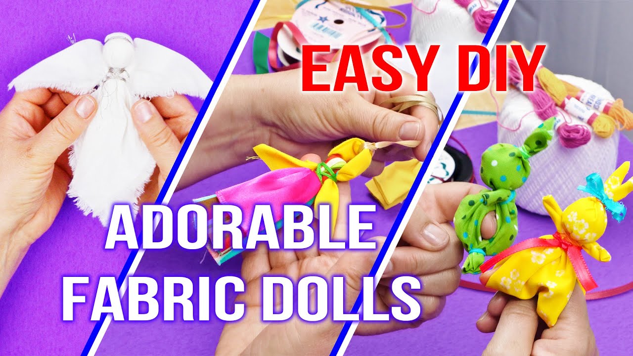 Make DIY Dolls From Scrap Fabric