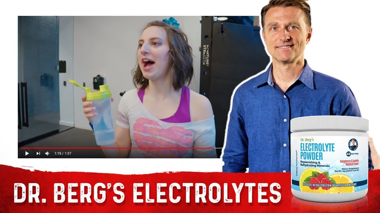 Electrolyte Powder For Energy Commercial &ndash; Keto Electrolyte Drink &ndash; Dr.Berg Electrolyte Powder